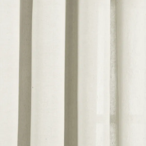 Curtains & Drapes-Kirkland's Home Faux Linen Curtain Panel Set, 84 In. Ivory