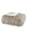 Blankets & Throws-Kirkland's Home Faux Mink Fur Throw Tan