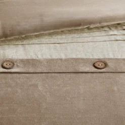 Comforters-Kirkland's Home Faux Suede 7-Pc. King Comforter Set Tan