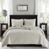 Bedspreads & Coverlets-Kirkland's Home Faux Velvet California King 3-Pc. Coverlet Set White