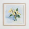 Framed Art-Kirkland's Home February Primrose Framed Art Print White/Blue/Green