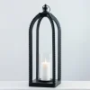 Lanterns-Kirkland's Home Fieldstone Beaded Lantern, 27 In. Black
