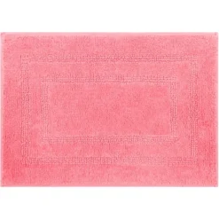 Bathroom Rugs-Kirkland's Home Fiesta Plush Reversible Cotton Bath Mat, 34 In. Pink