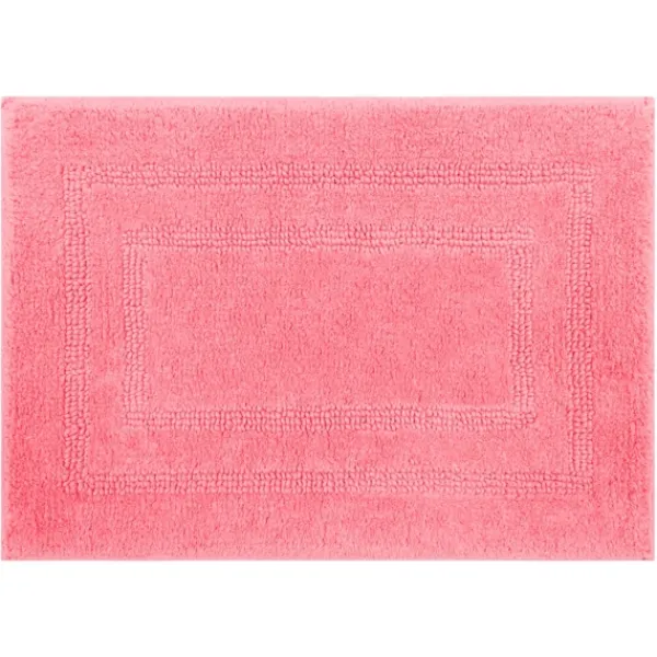Bathroom Rugs-Kirkland's Home Fiesta Plush Reversible Cotton Bath Mat, 34 In. Pink