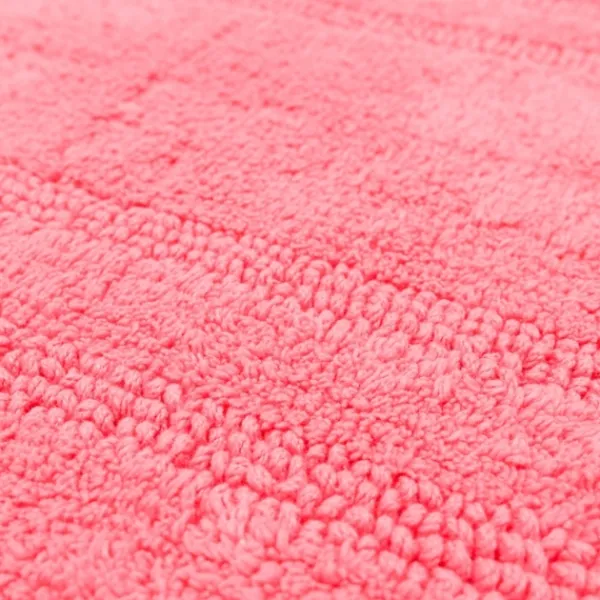 Bathroom Rugs-Kirkland's Home Fiesta Plush Reversible Cotton Bath Mat, 60 In. Pink