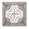 Wall Plaques-Kirkland's Home Finish Wood And Metal Wall Plaque Gray