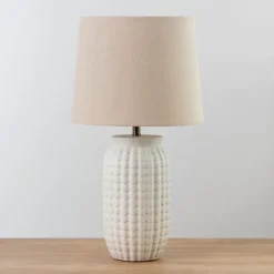 Table Lamps-Kirkland's Home Finley Ceramic Table Lamp Ivory
