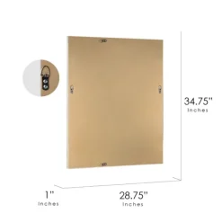 Decorative Mirrors-Kirkland's Home Finn Distressed Wall Mirror White