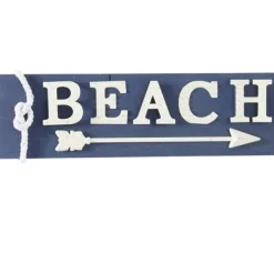 Wall Quotes & Signs-Kirkland's Home Fir Beach Arrow Coastal Wall Plaque Blue