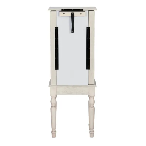 Dressers & Chests-Kirkland's Home Flip Top 5-Drawer Wood Armoire White