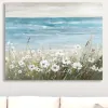 Canvas Art-Kirkland's Home Floral Beach Giclee Canvas Art Print, 40X32 In. White/Blue/Green