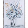 Framed Art-Kirkland's Home Floral In A Jar Ii Framed Wall Art Print Blue