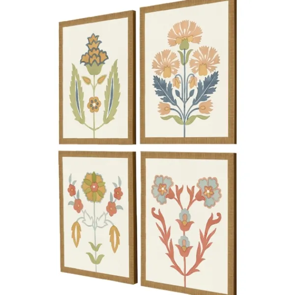 Framed Art-Kirkland's Home Flourish Framed Art Prints, Set Of 4 Multi