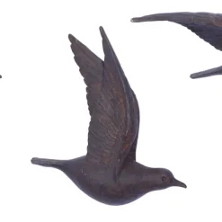 Wall Plaques-Kirkland's Home Flying Birds Wall Sculptures, Set Of 3 Brown