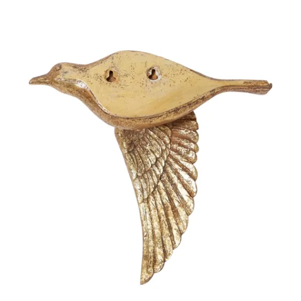Wall Plaques-Kirkland's Home Flying Birds Wall Sculptures, Set Of 3 Gold