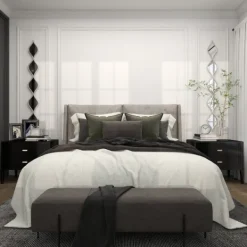 Decorative Mirrors-Kirkland's Home Foil Slim Stacked Teardrops Wall Mirror Silver