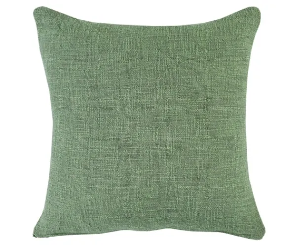 Pillows-Kirkland's Home Forest Fringe Diamond Pillow, 20 In. Green