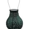 Outdoor Lighting-Kirkland's Home Forest Ikat Bulb Hanging Led Outdoor Lantern Green