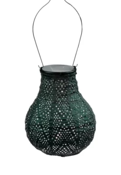 Outdoor Lighting-Kirkland's Home Forest Ikat Bulb Hanging Led Outdoor Lantern Green