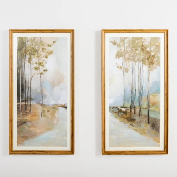 Framed Art-Kirkland's Home Forest Path Ii Framed Art Print Multi