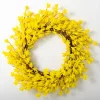 Wreaths-Kirkland's Home Forsythia Flowers Wreath Yellow