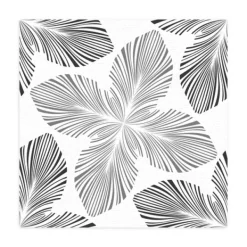 Wall Murals & Wall Decals-Kirkland's Home Four-Leafed Pattern Peel And Stick Wall Mural Black/White