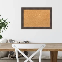 Memo & Chalkboards-Kirkland's Home Framed Corkboard Brown