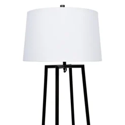 Floor Lamps-Kirkland's Home Freemont 2-Tier Shelf Floor Lamp White