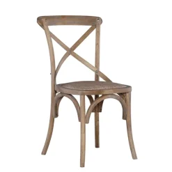 Dining Chairs-Kirkland's Home French Country X-Back Dining Chairs, Set Of 2 Gray