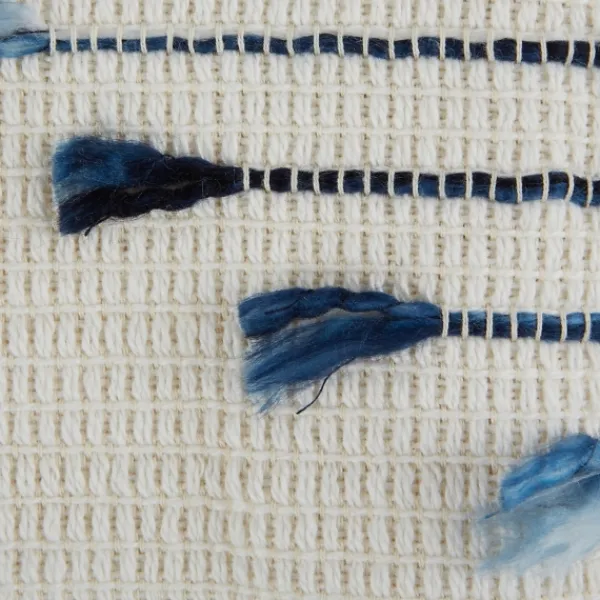 Blankets & Throws-Kirkland's Home French Diamond Cut Throw Blue