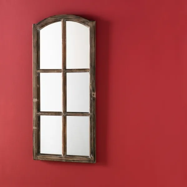 Decorative Mirrors-Kirkland's Home French Farmhouse Wooden Decorative Mirror