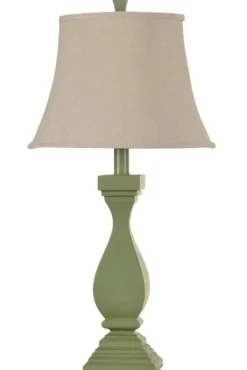 Table Lamps-Kirkland's Home French Green Classic Table Lamp Ivory