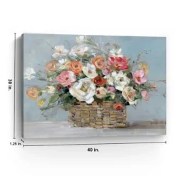 Canvas Art-Kirkland's Home Fresh Flower Market Canvas Art Print Multi