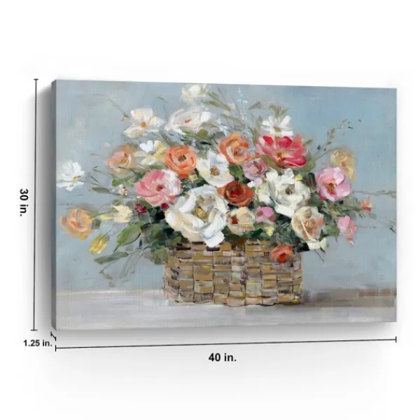 Canvas Art-Kirkland's Home Fresh Flower Market Canvas Art Print Multi