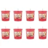 Candles-Kirkland's Home Fresh Fruit Sorbet Votive Candles, Set Of 8 Red