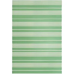 Outdoor Rugs-Kirkland's Home Fresh Green Stripes Outdoor Area Rug, 4X6 Green/White