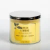 Candles-Kirkland's Home Fresh Lemons 14 Oz. Triple Wick Jar Candle Yellow