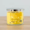 Candles-Kirkland's Home Fresh Lemons Triple Wick Jar Candle Yellow