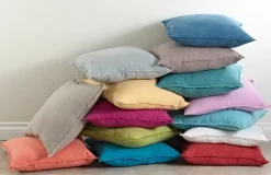 Pillows-Kirkland's Home Fringed Edge Pillow White