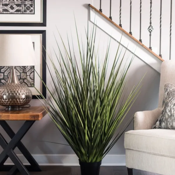 Trees & Topiaries-Kirkland's Home Full Green Grass Potted Plant