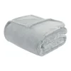 Blankets & Throws-Kirkland's Home Full/Queen Oversize Plush Blanket Gray