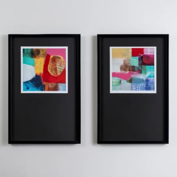 Framed Art-Kirkland's Home Fun Colors Abstract Ii Framed Wall Art Red/Blue/Yellow