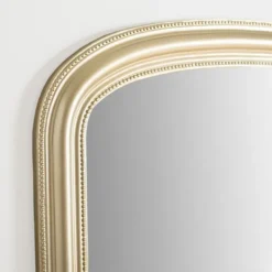 Decorative Mirrors-Kirkland's Home Galina Golden Beaded Arch Mirror
