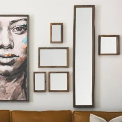 Decorative Mirrors-Kirkland's Home Garcelle Raw Wood Full-Length Wall Mirror