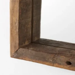 Decorative Mirrors-Kirkland's Home Garcelle Raw Wood Square Wall Mirror