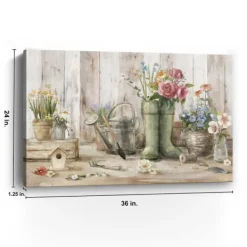 Canvas Art-Kirkland's Home Garden Fare Giclee Canvas Art Print Multi