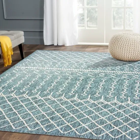 Outdoor Rugs-Kirkland's Home Gather Indoor/Outdoor Area Rug, 5X7 Tan
