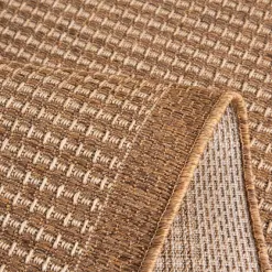 Outdoor Rugs-Kirkland's Home Gather Indoor/Outdoor Area Rug, 5X7 Tan