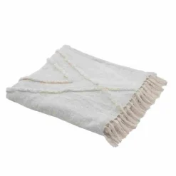 Bedspreads & Coverlets-Kirkland's Home Geometric King Coverlet Ivory