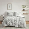 Comforters-Kirkland's Home Geometric 3-Pc. California King Comforter Set Gray